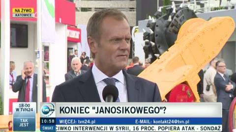 Donald Tusk o janosikowym