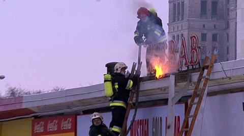 Pożar przy Marszałkowskiej / fot