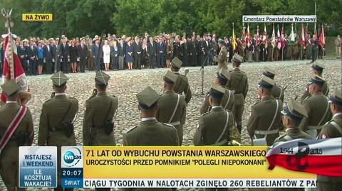 Apel poległych na Cmentarzu Powstańców Warszawy