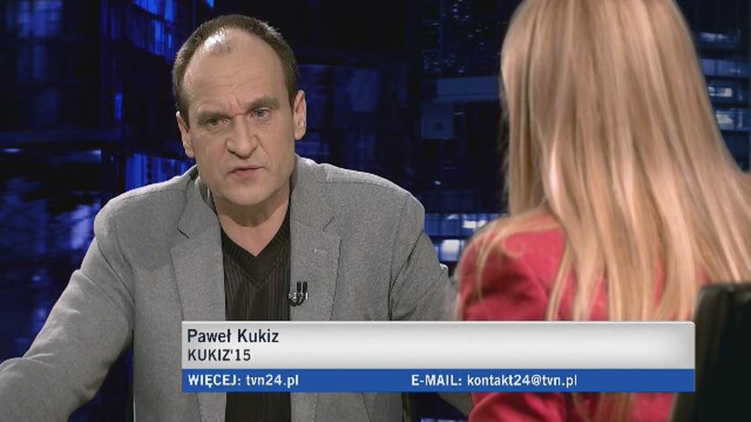 Paweł Kukiz o kandydaturze Tyszki na prezydenta stolicy