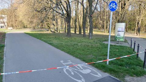Wygrodzone ścieżki dla rowerów na terenie Pola Mokotowskiego