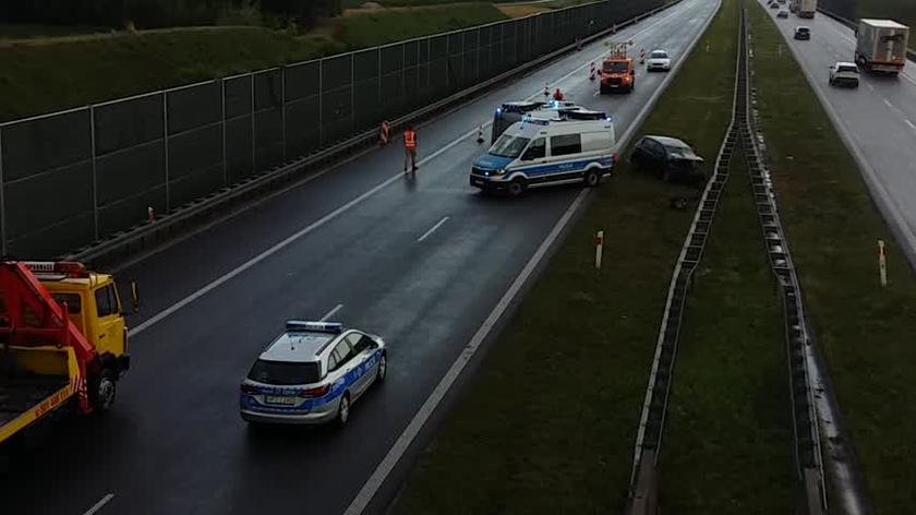 Śmiertelny wypadek na A2 w kierunku Warszawy