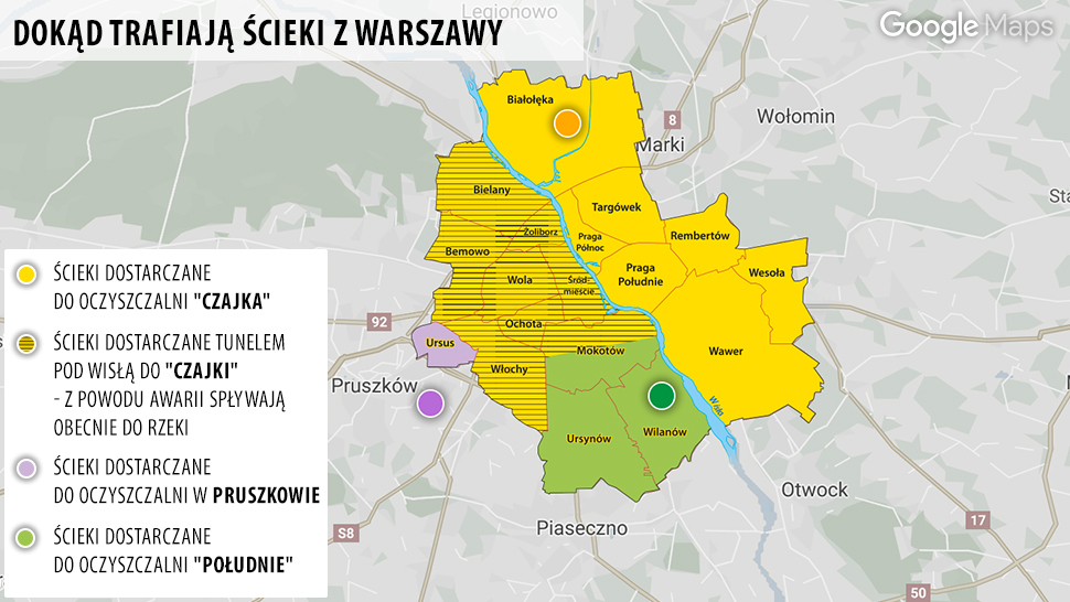 Warszawa. Oczyszczalnia Czajka. Kolejna awaria | TVN Warszawa