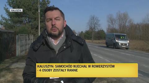 Czterech rowerzystów potrąconych w Kałuszynie
