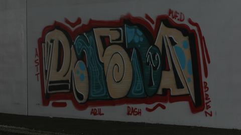 Graffiti na moście Północnnym 