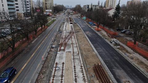Trzaskowski o dacie otwarcia linii tramwajowej do Wilanowa