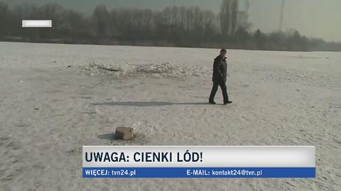 Uwaga na cienki lód