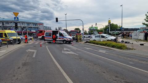 Poważny wypadek na Targówku 