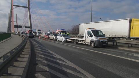 Wypadek na Trasie Siekierkowskiej