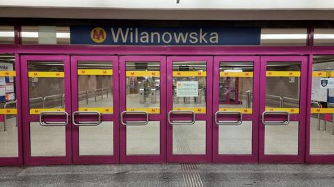 Śmiertelny wypadek na stacji metra Wilanowska