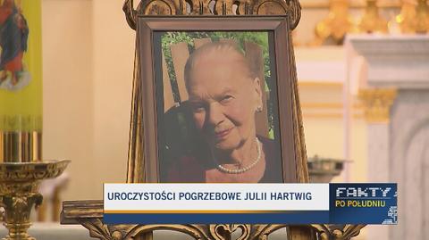 Pogrzeb Julii Hartwig