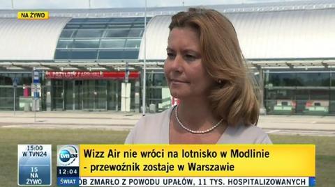 Edyta Mikołajczyk, doradczyni zarządu lotniska Modlin