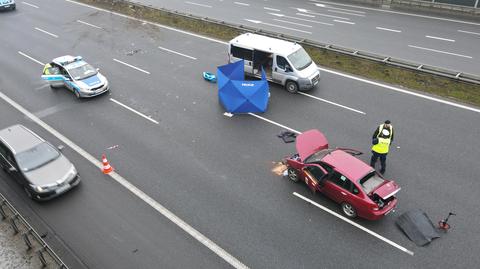 Tragiczny wypadek na autostradzie 