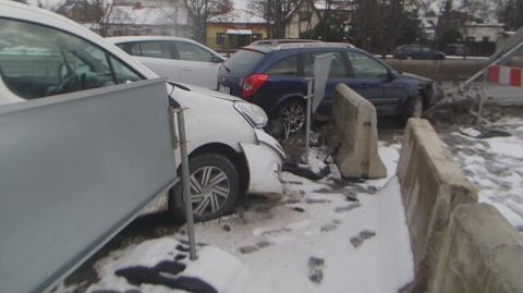 Kolizja na ulicy Przyczółkowej 