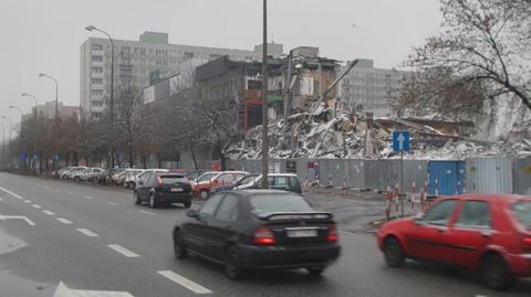 Rozbiórka budynku na Kondratowicza