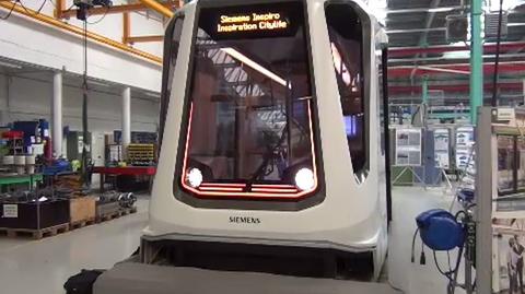 Siemens prezentuje wagony