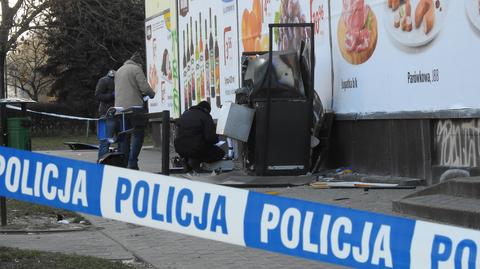 Bankomat został całkowicie zniszczony