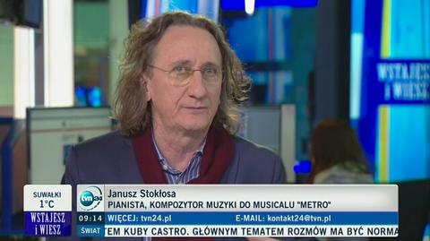 Janusz Stokłosa był gościem TVN24