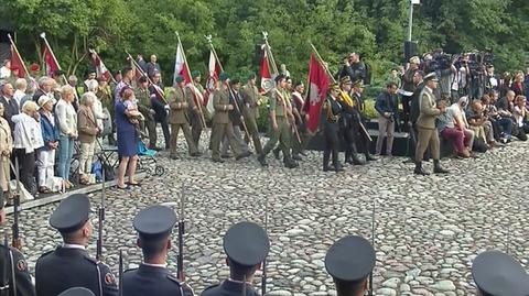 Uroczystości na Cmentarzu Powstańców Warszawskich