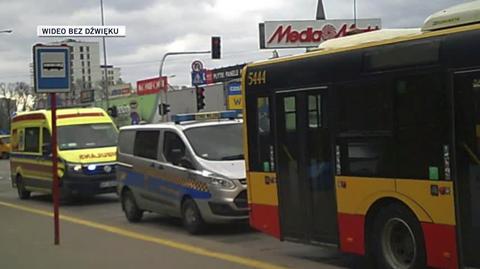 Akcja ratunkowa w autobusie miejskim na Targówku