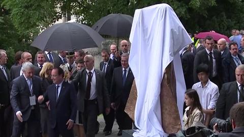 Prezydenci Polski i Francji odsłonili pomnik 
