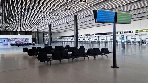 Lotnisko w Radomiu odprawiło 100 tysięcy podróżnych (wideo z 18 grudnia 2023)