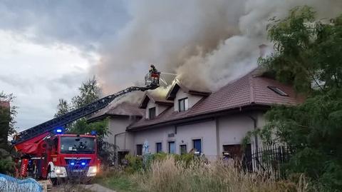 Pożar w Pruszkowie 