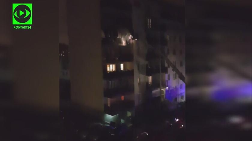 Pożar w bloku przy Pełczyńskiego