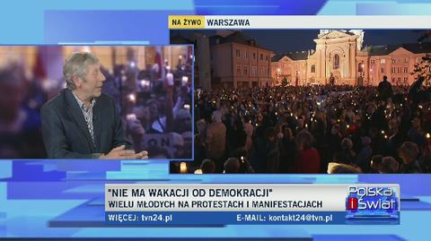 Manifestacja przed Sądem Najwyższym