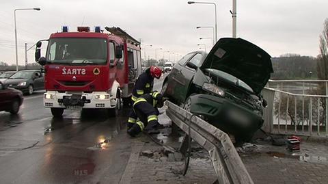 Wypadek na moście Gdańskim