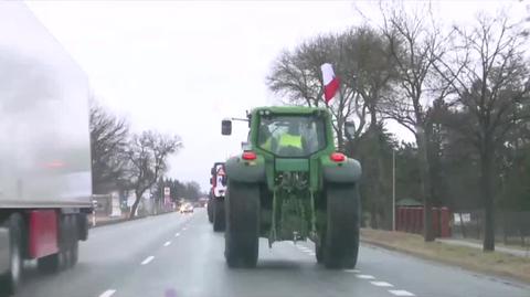 Rolnicy jadą na protest do Warszawy