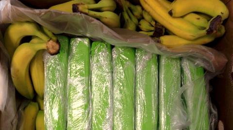 Kokaina warta kilkadziesiąt milionów złotych była ukryta w bananach