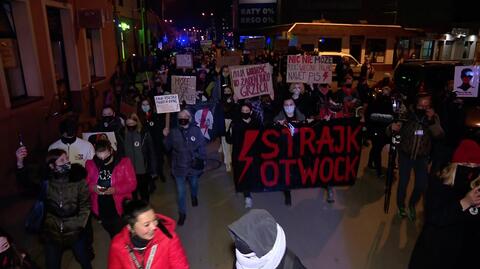 Protest w Otwocku