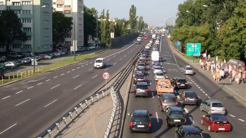 Połowa mostu zamknięta