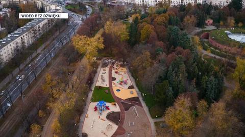 Odnowiony plac zabaw w parku Żeromskiego 