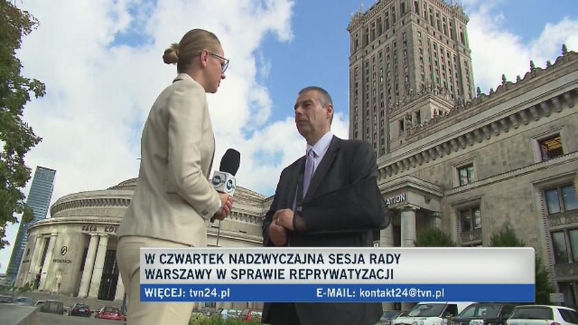 Marcin Bajko rozmawiał z reporterką TVN24