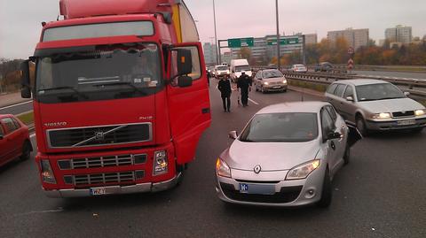 Wypadek na Trasie Siekierkowskiej