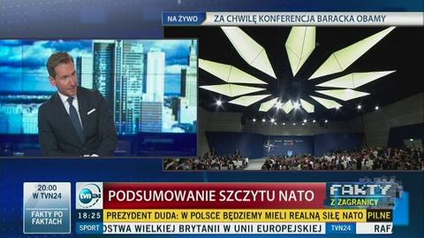 Prezydent Warszawy o szczycie NATO