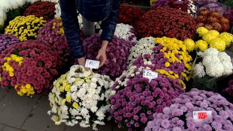 Pomoc dla sprzedawców kwiatów i zniczy