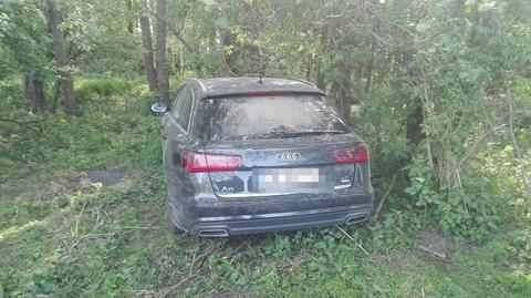 Dwa kradzione auta znalezione w lesie