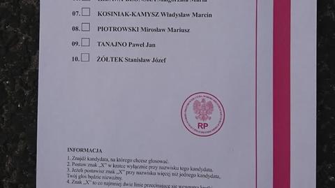 Karty, przypominające karty do głosowania korespondencyjnego, znaleziono na jednej z ulic w Głogowie